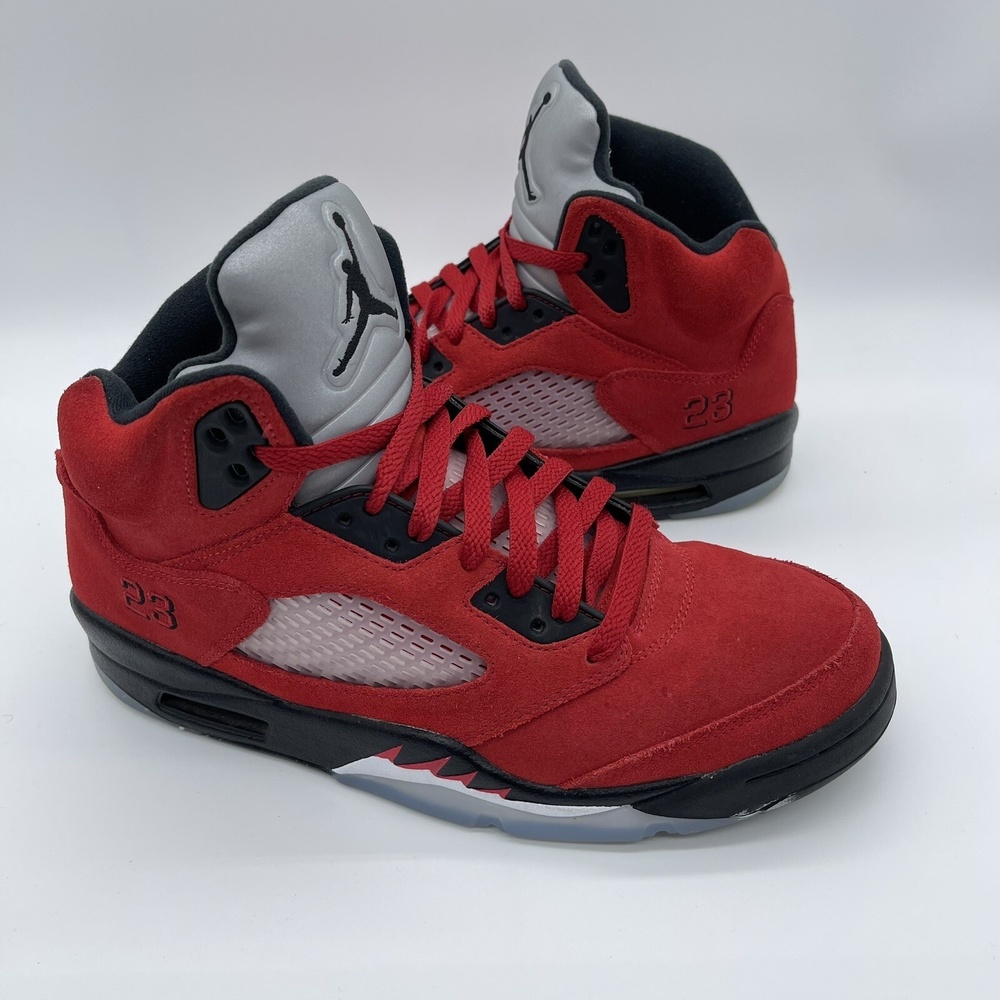 Nike Air Jordan 5 Retro 'Raging Bull' 2021 Mens Size 9.5 DD0587-600 Shoes LEGIT